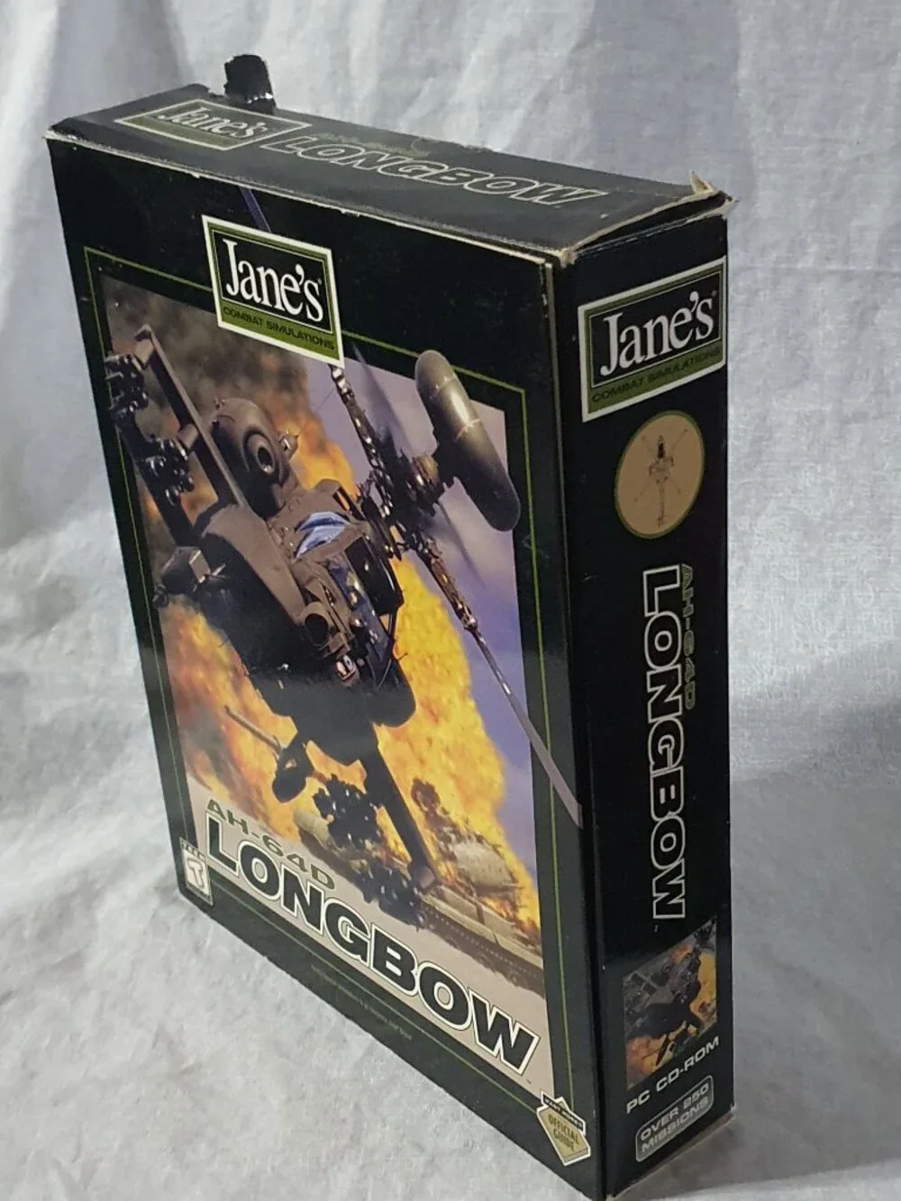 Jane's AH-64D Longbow Limited Ed. Big Box PC 1997 Complete CD ROM Classics